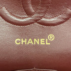 Chanel Shoulder Bag Quilted Lambskin Black Gold — view 5