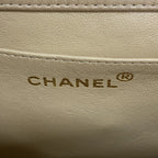 Chanel Shoulder Bag Lambskin Beige Gold — view 5