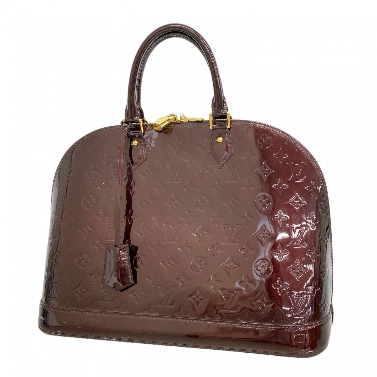 Louis Vuitton Handbag Vernis Alma GM Amaranto