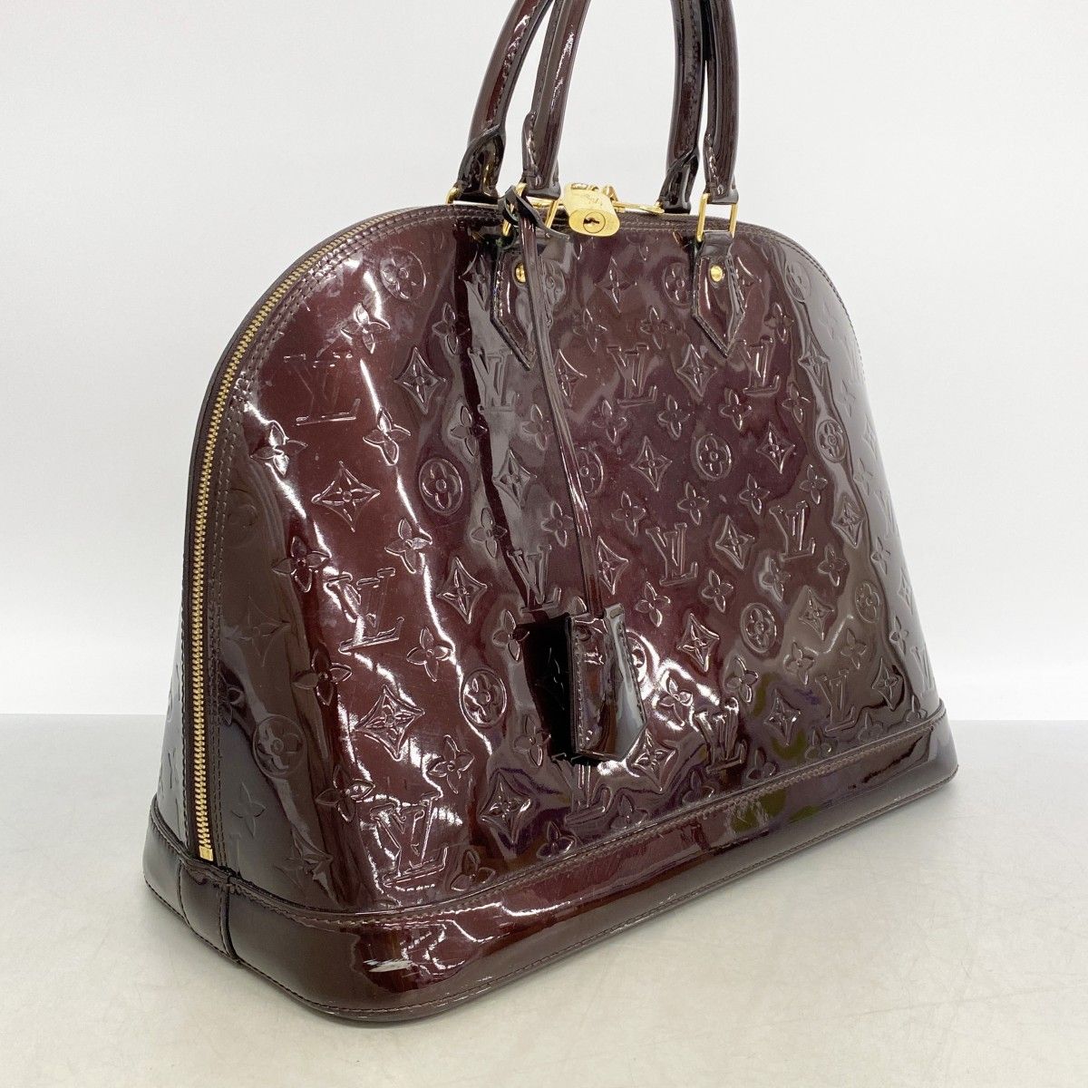 Louis Vuitton Handbag Vernis Alma GM Amaranto — view 2