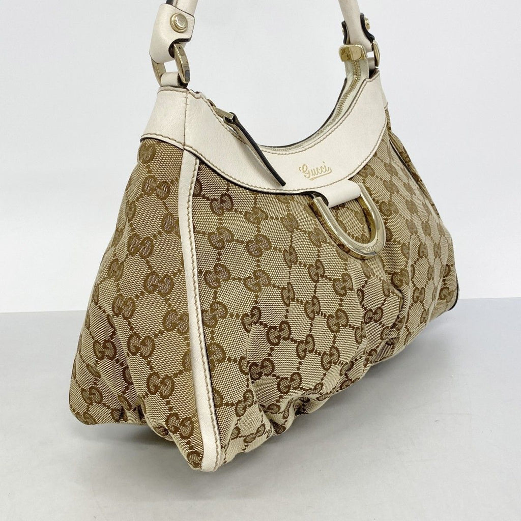 Gucci Handbag GG Canvas Abbey Beige Champagne Gold — view 2