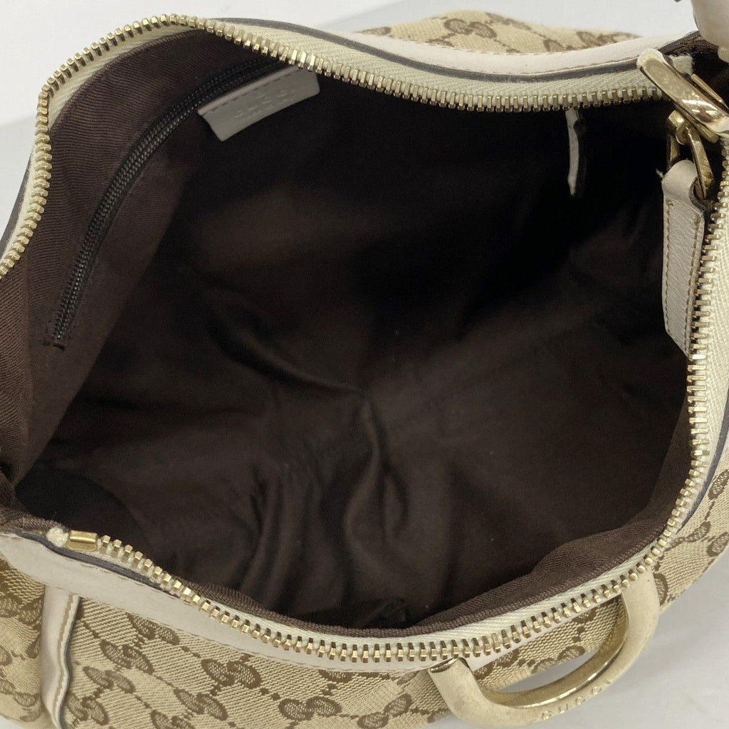 Gucci Handbag GG Canvas Abbey Beige Champagne Gold — view 4