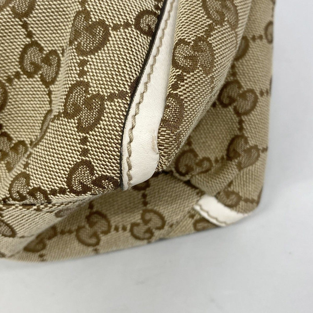 Gucci Handbag GG Canvas Abbey Beige Champagne Gold — view 6