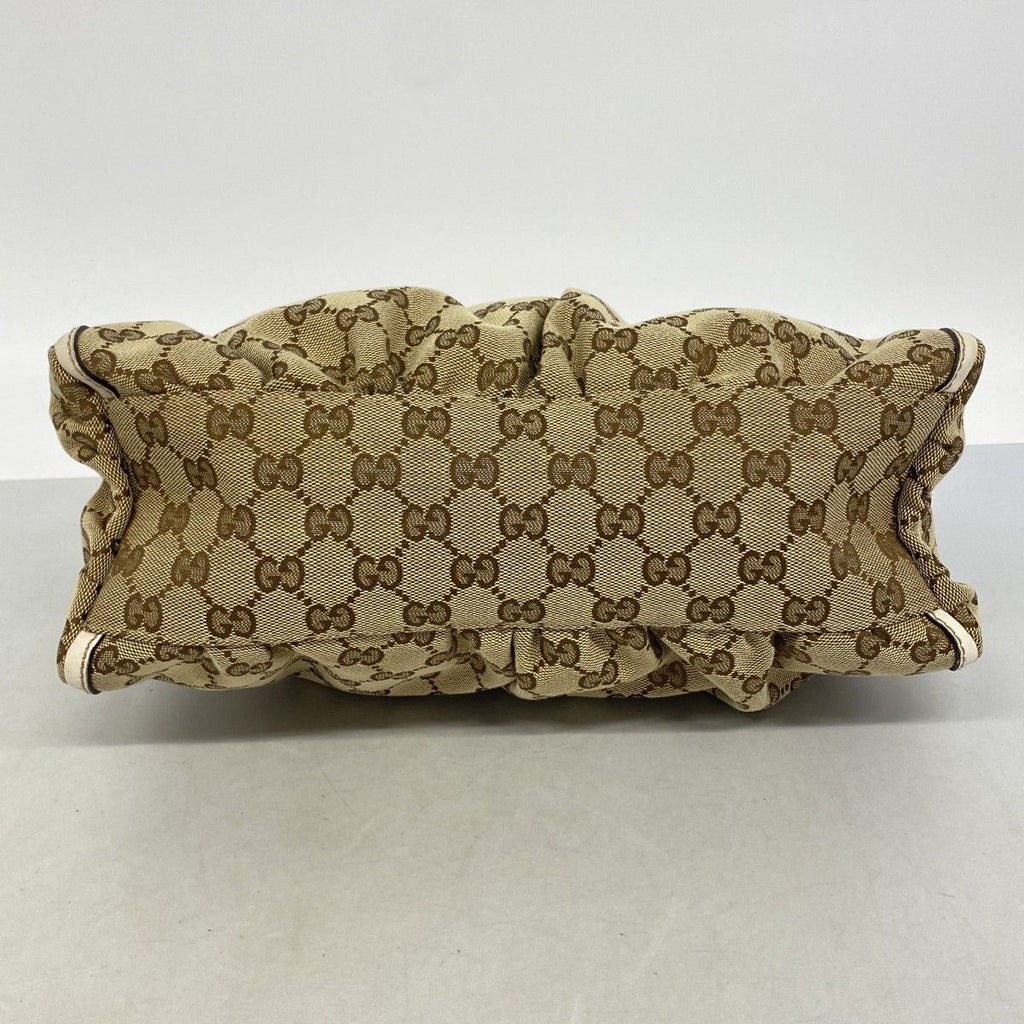 Gucci Handbag GG Canvas Abbey Beige Champagne Gold — view 3