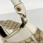 Gucci Handbag GG Canvas Abbey Beige Champagne Gold — view 8
