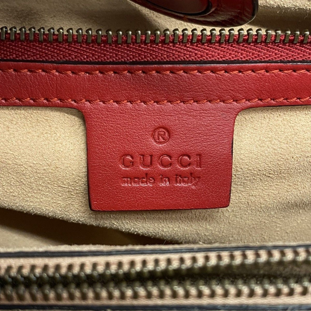 Gucci Handbag GG Marmont Leather Red Gold 2-Way — view 5