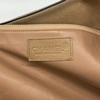 Chanel Boston Bag Sports Leather Brown Silver — view 5
