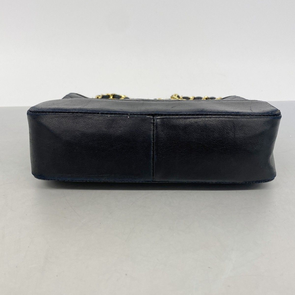 Chanel Handbag Quilted Lambskin Black Gold 2-Way — view 3