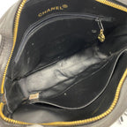 Chanel Shoulder Bag Quilted Brilliant Lambskin Black Gold — view 4