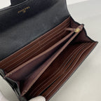 Chanel Wallet Quilted Caviar Leather Black Gold — view 3