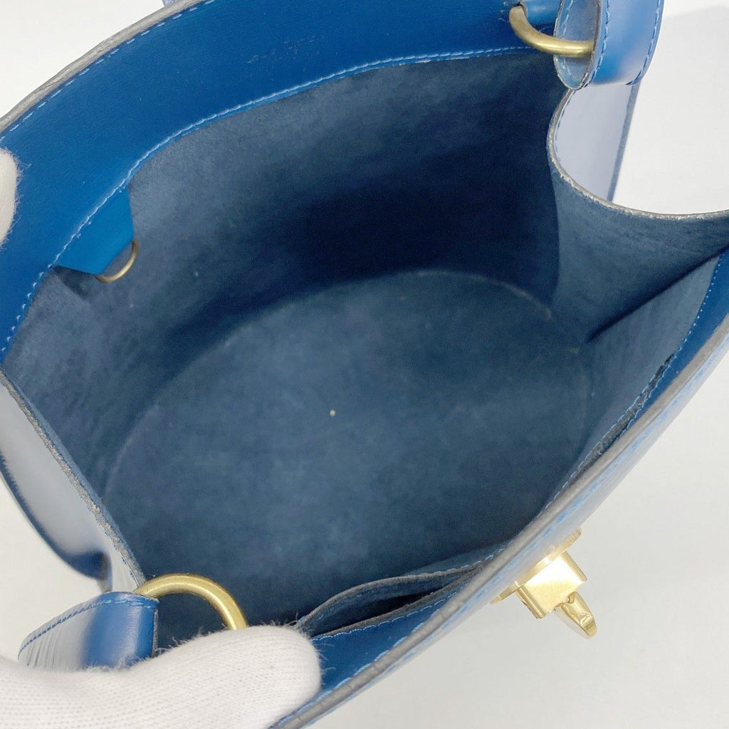 Louis Vuitton Shoulder Bag Epi Cluny Toledo Blue — view 4