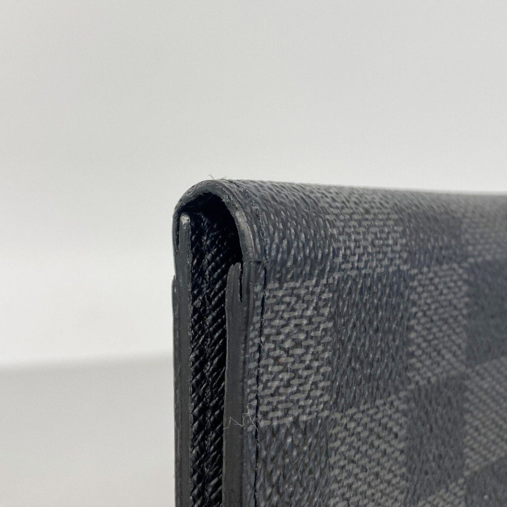 Louis Vuitton Card Case Damier Graphite Organizer de Poche Black Gray — view 5