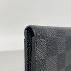 Louis Vuitton Card Case Damier Graphite Organizer de Poche Black Gray — view 5
