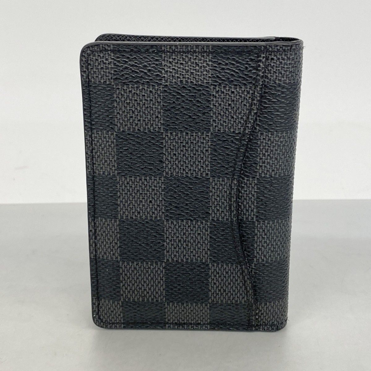 Louis Vuitton Card Case Damier Graphite Organizer de Poche Black Gray — view 7