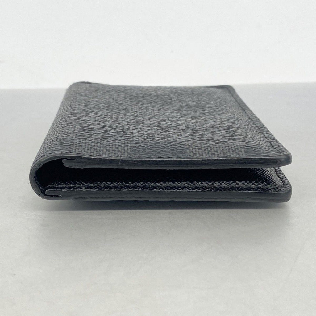 Louis Vuitton Card Case Damier Graphite Organizer de Poche Black Gray — view 2