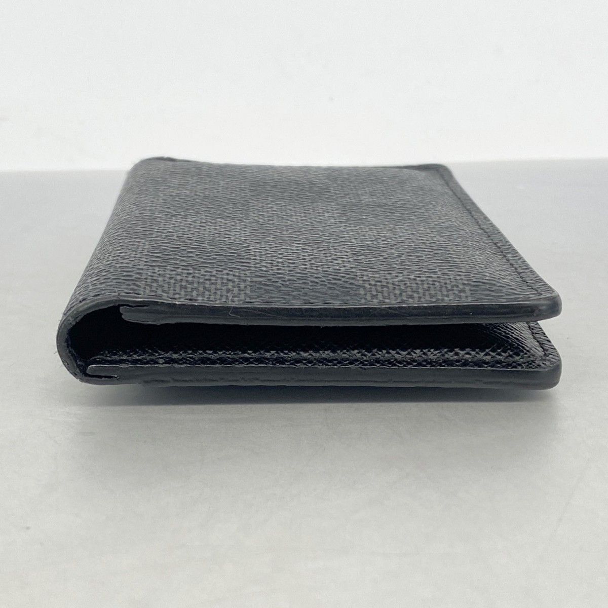Louis Vuitton Card Case Damier Graphite Organizer de Poche Black Gray — view 2