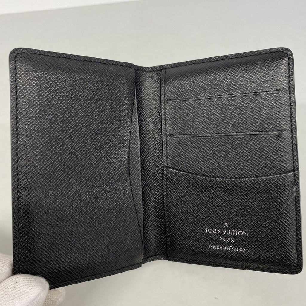 Louis Vuitton Card Case Damier Graphite Organizer de Poche Black Gray — view 3