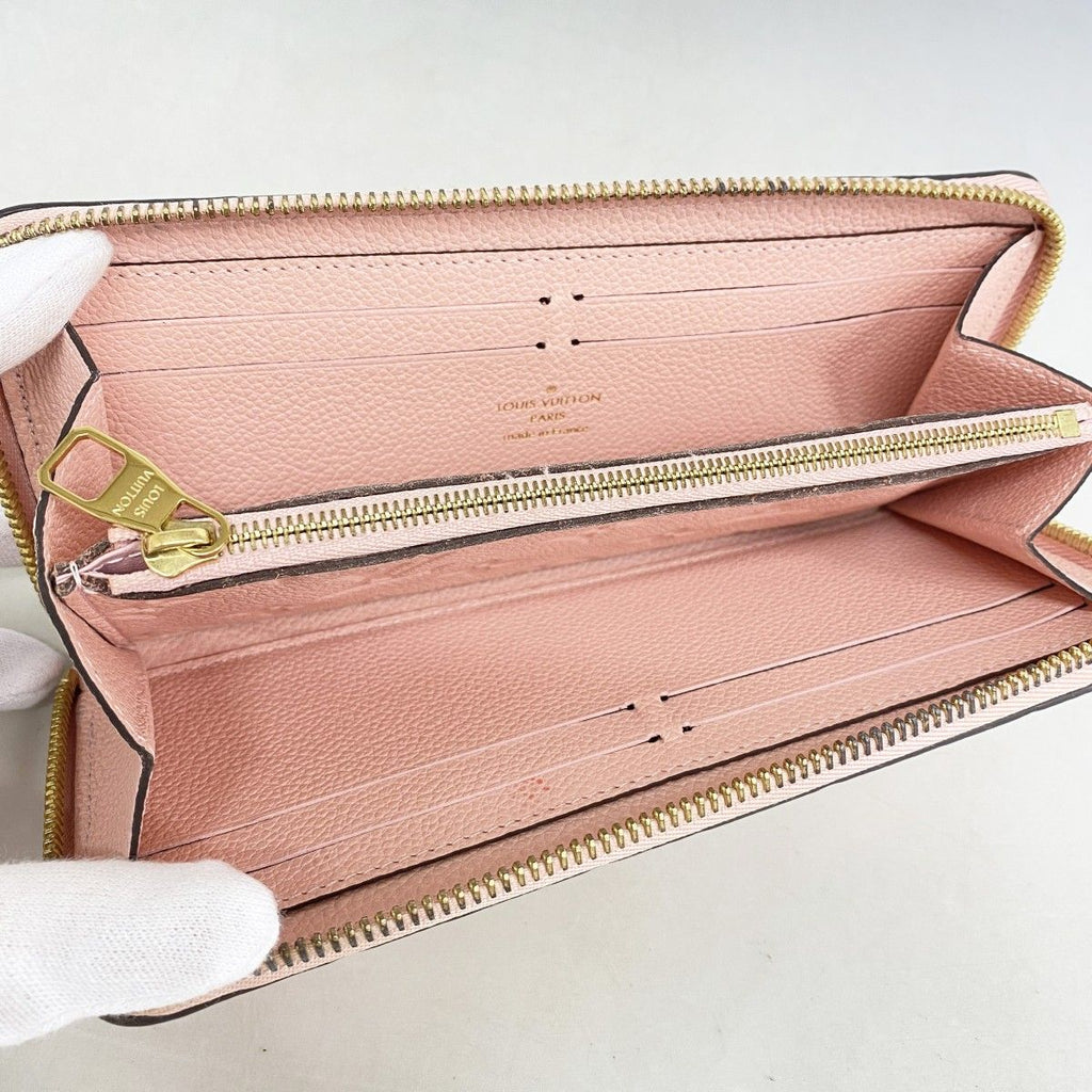 Louis Vuitton Wallet Monogram Empreinte Portefeuille Clemence Rose Velours — view 3