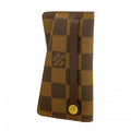 Louis Vuitton Key Case Damier Clochette PM Ebene Key Holder