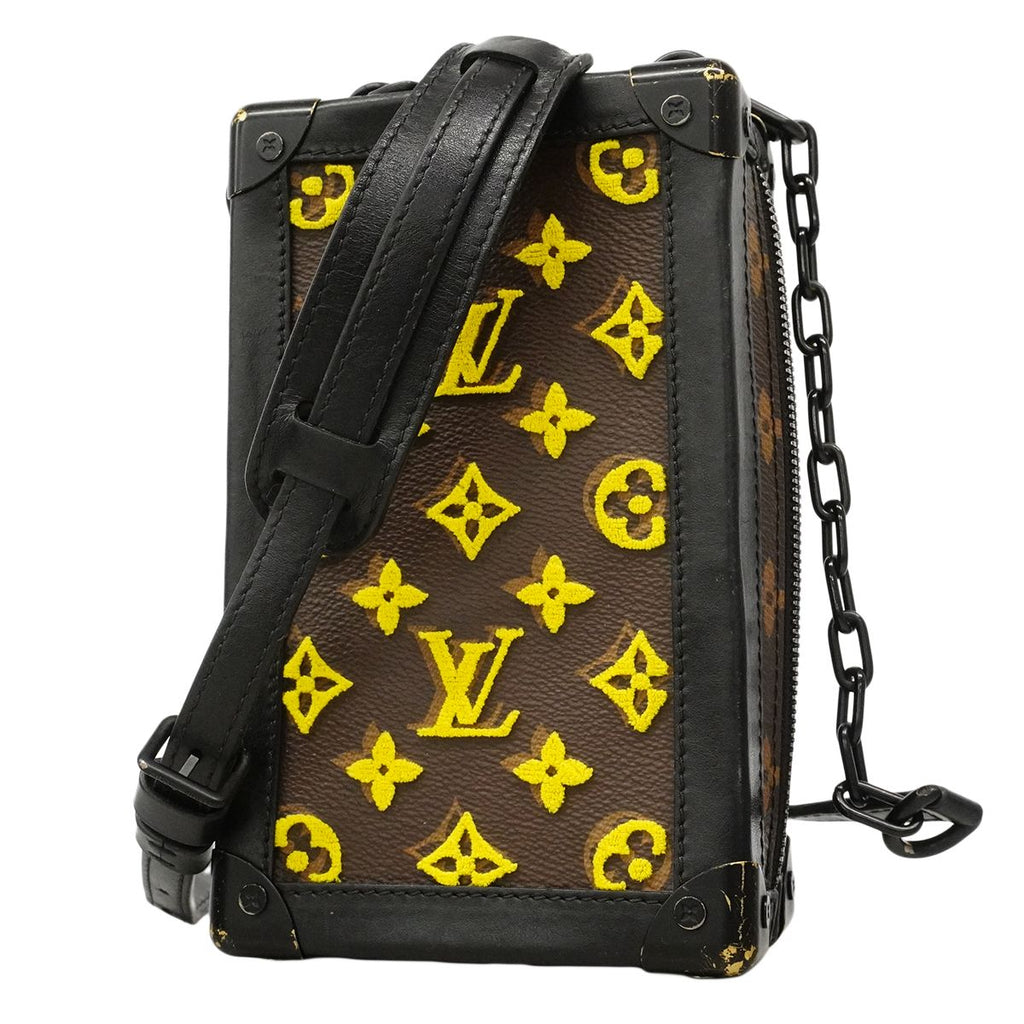 Louis Vuitton Shoulder Bag Monogram Tufting Vertical Soft Trunk Joanne