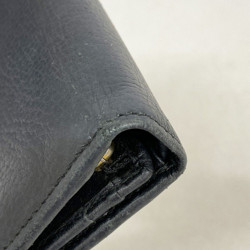 Gucci Wallet GG Marmont Leather Black Gold — view 6