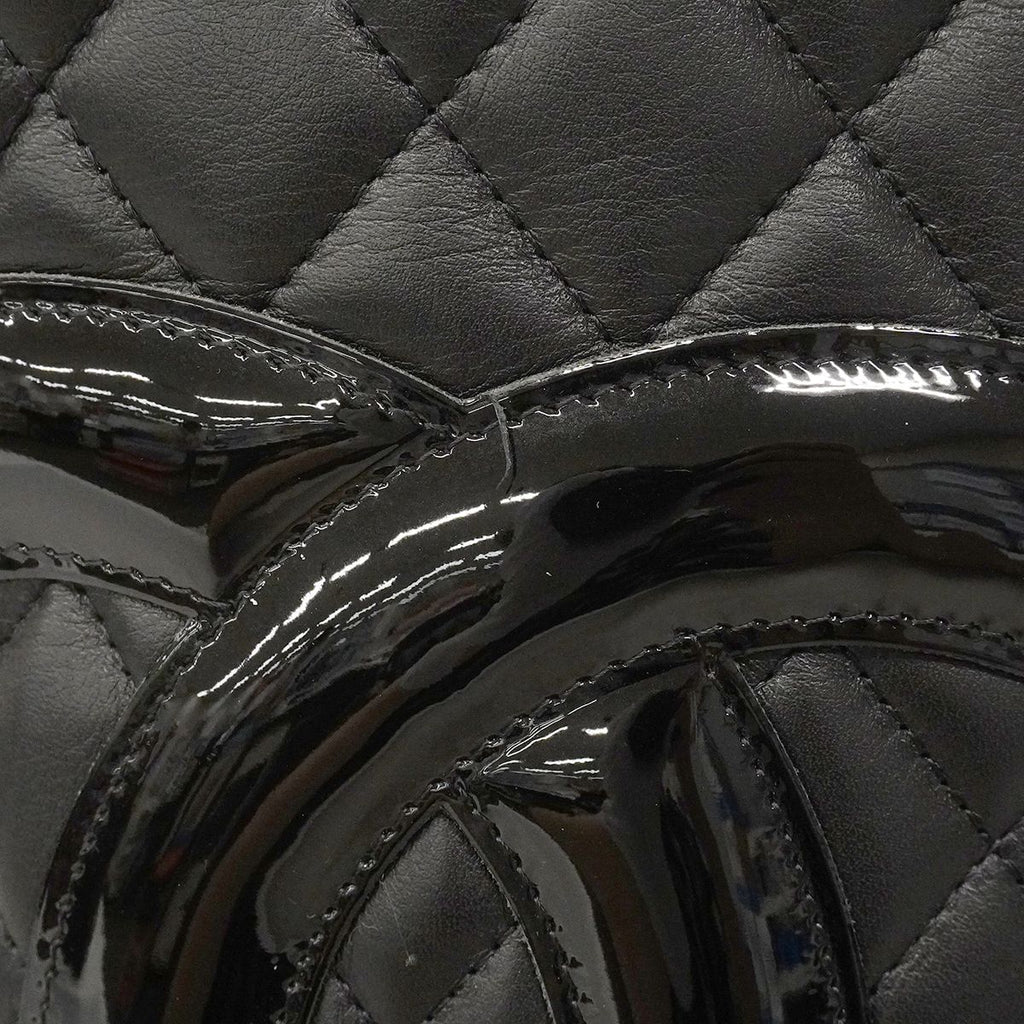 Chanel Tote Cambon Lambskin Black Silver — view 6