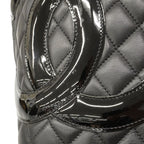 Chanel Tote Cambon Lambskin Black Silver — view 7