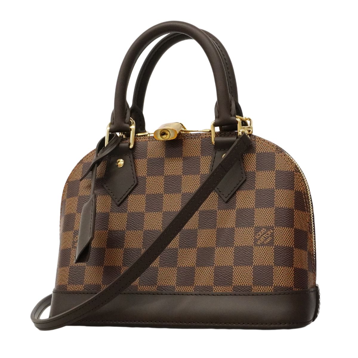 Louis Vuitton Handbag Damier Alma BB Ebene 2-Way