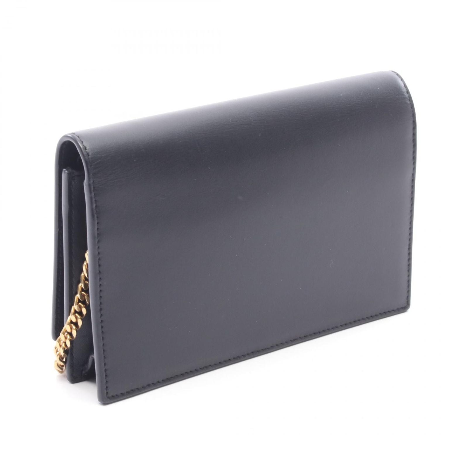 Saint Laurent Paris Shoulder Bag Kate Tassel Black Leather Small — view 2