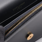 Saint Laurent Paris Shoulder Bag Kate Tassel Black Leather Small — view 8
