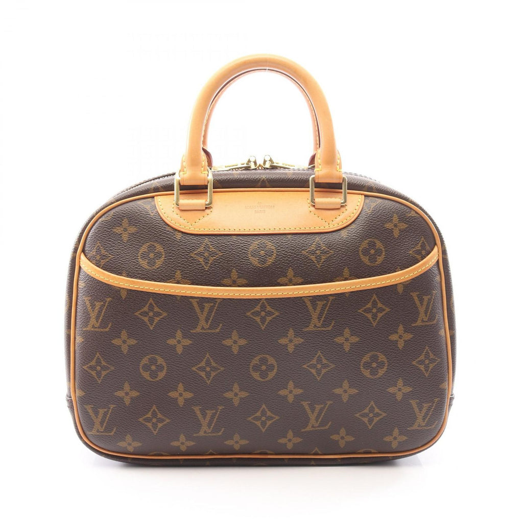 Louis Vuitton Handbag Trouville Canvas Leather