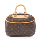 Louis Vuitton Handbag Trouville Canvas Leather