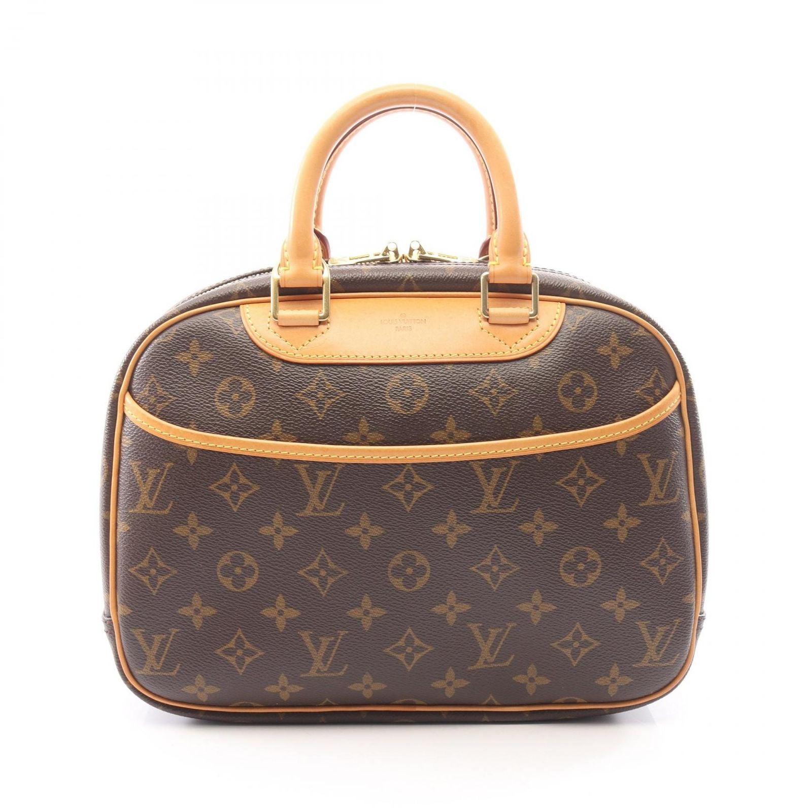 Louis Vuitton Handbag Trouville Canvas Leather