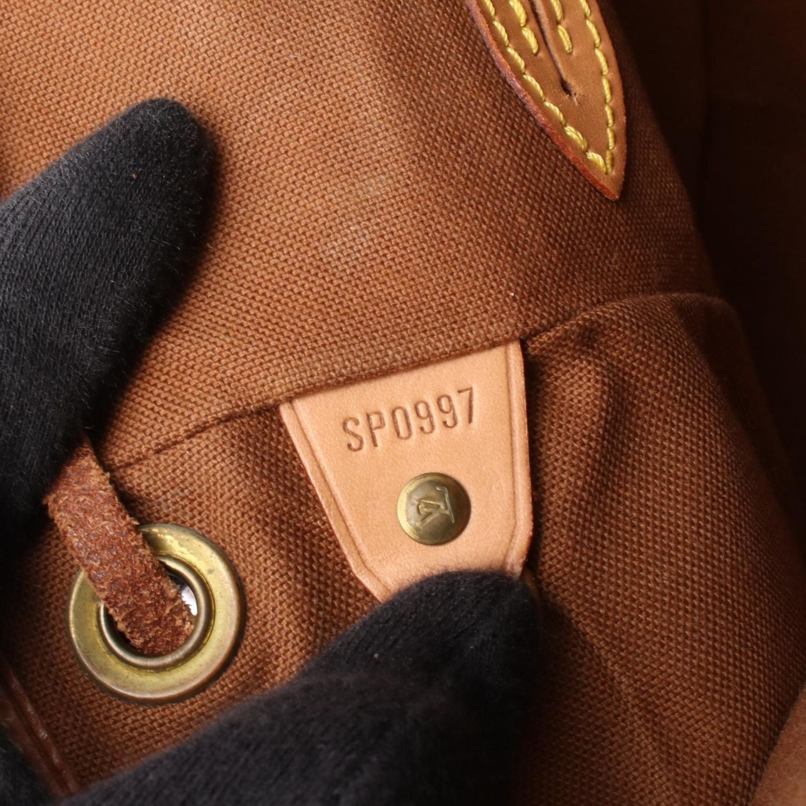 Louis Vuitton Backpack Montsouris MM Canvas Leather — view 5