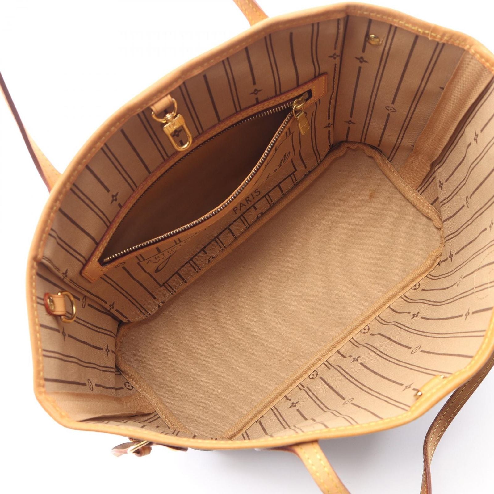 Louis Vuitton Tote Neverfull PM Canvas Leather — view 3