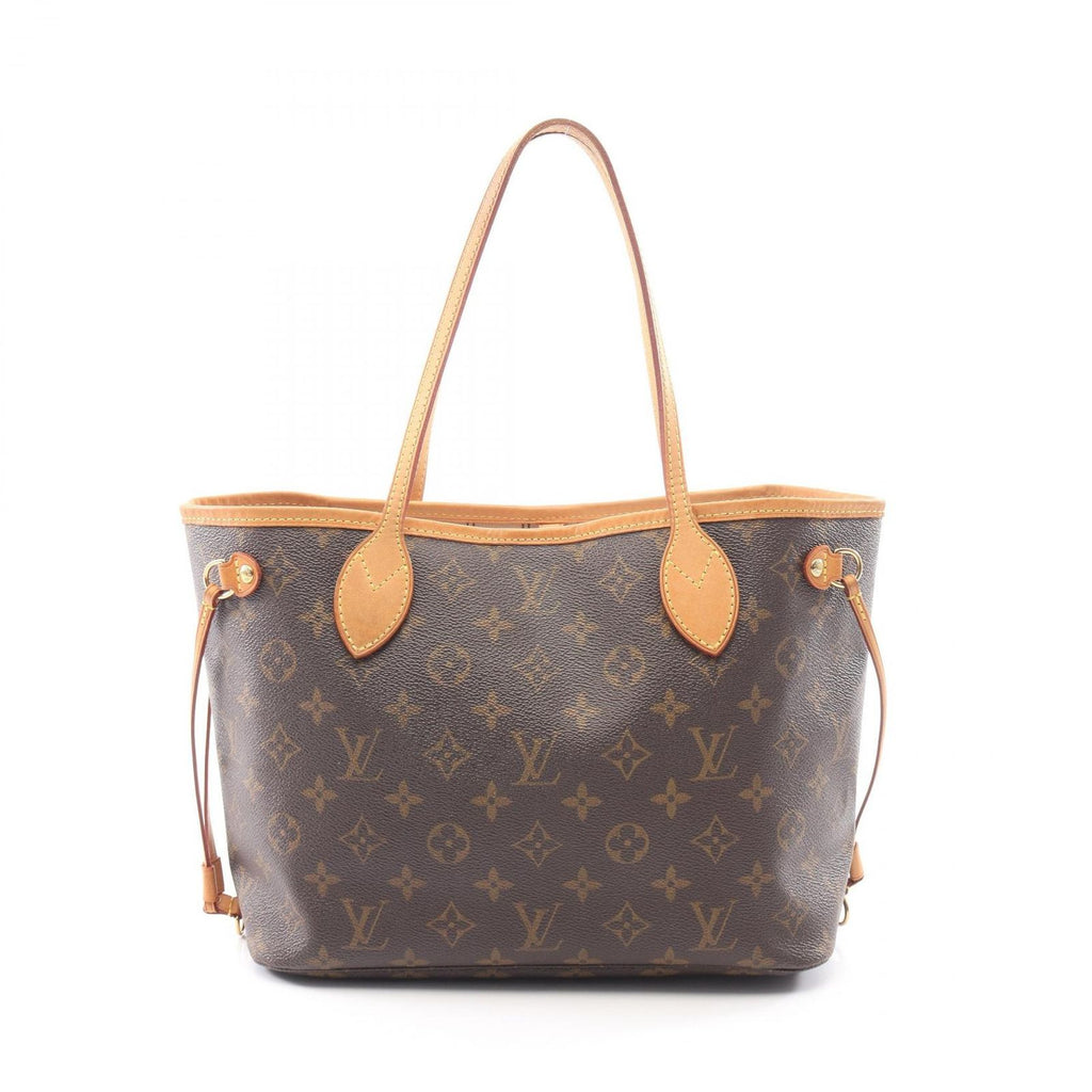 Louis Vuitton Tote Neverfull PM Canvas Leather