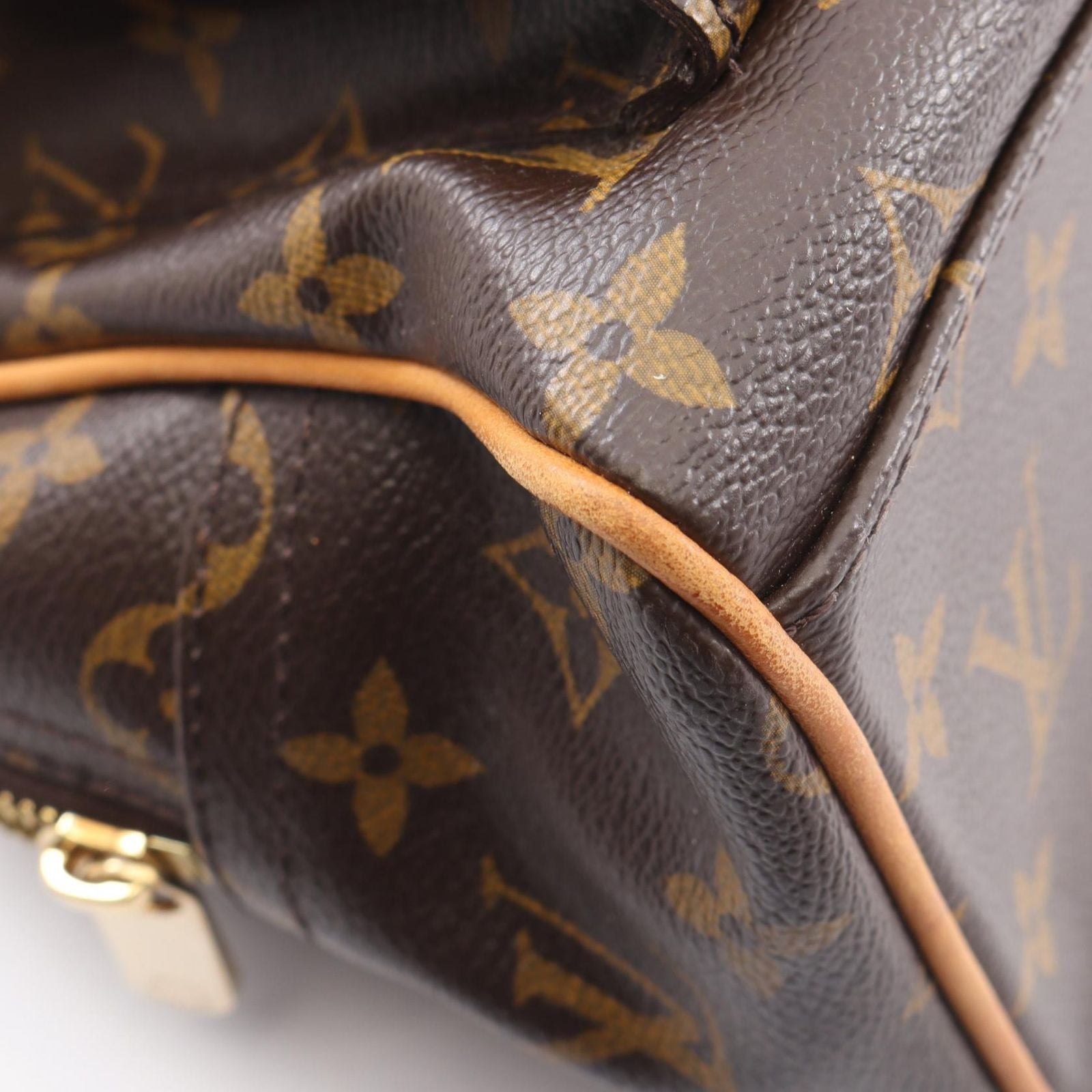 Louis Vuitton Handbag Manhattan GM Canvas Leather — view 6