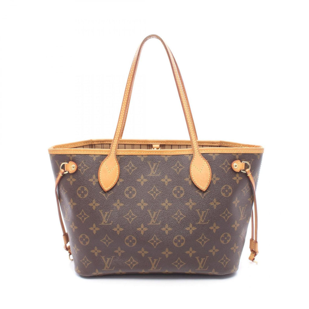 Louis Vuitton Tote Neverfull PM Canvas Leather