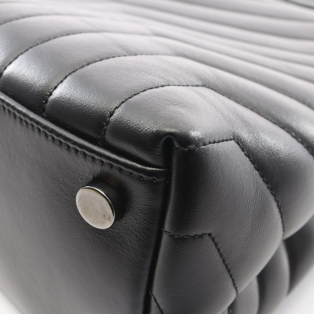 Saint Laurent Paris Shoulder Bag Loulou Large Black Leather — view 6