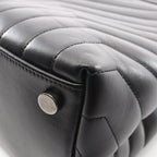 Saint Laurent Paris Shoulder Bag Loulou Large Black Leather — view 6
