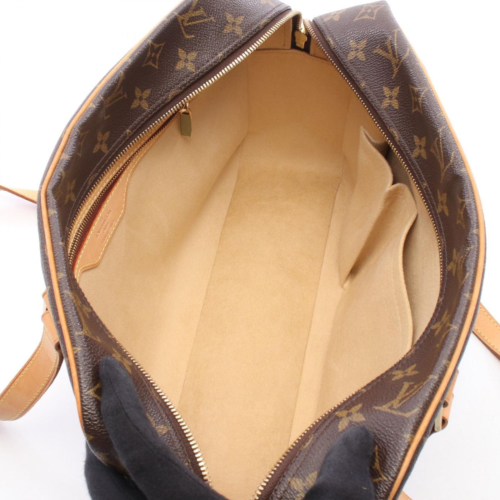 Louis Vuitton Shoulder Bag GM Canvas Leather GM — view 3