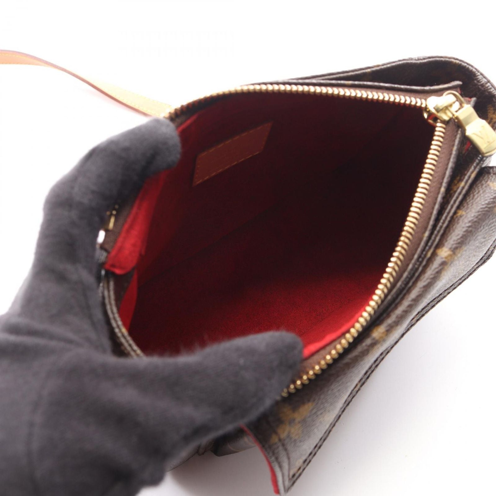 Louis Vuitton Shoulder Bag PM Canvas Leather PM — view 3