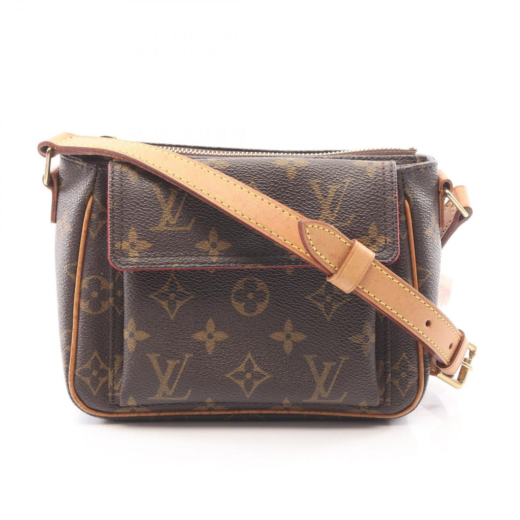 Louis Vuitton Shoulder Bag PM Canvas Leather PM