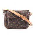 Louis Vuitton Shoulder Bag PM Canvas Leather PM