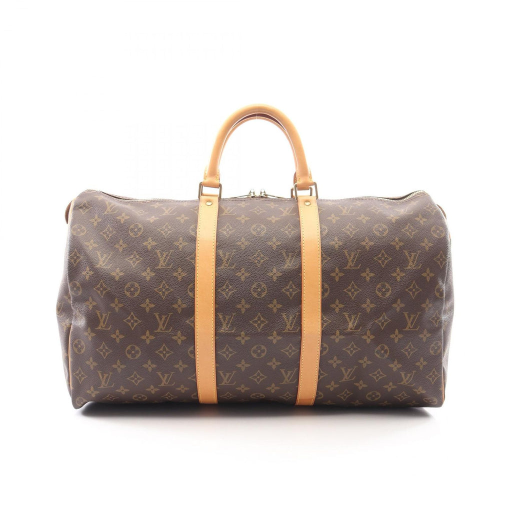 Louis Vuitton Boston Bag Keepall 50 Canvas Leather