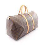 Louis Vuitton Boston Bag Keepall 50 Canvas Leather — view 2