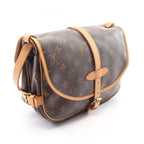 Louis Vuitton Shoulder Bag Saumur 30 Canvas Leather — view 2