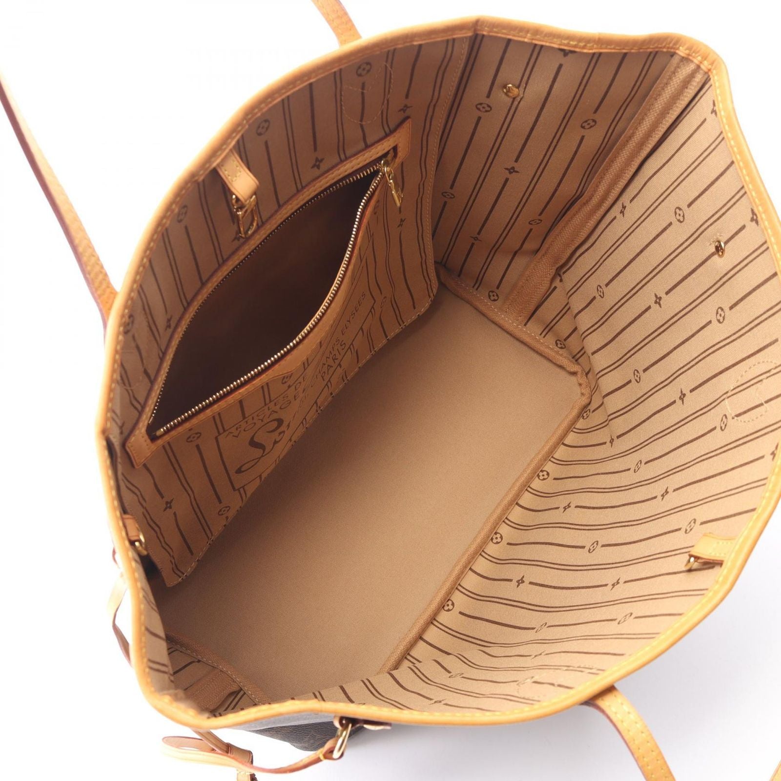 Louis Vuitton Tote Neverfull MM Canvas Leather — view 3