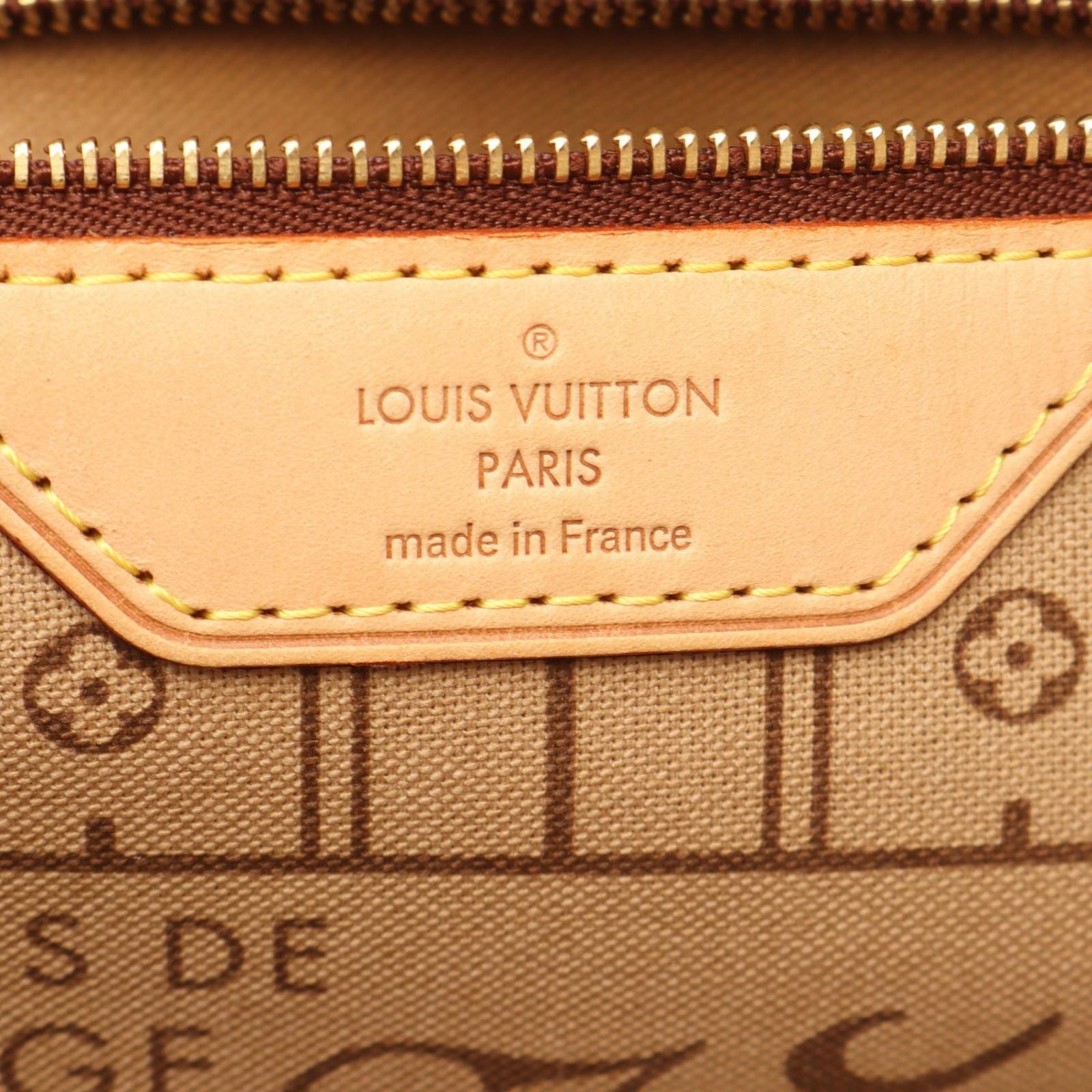 Louis Vuitton Tote Neverfull MM Canvas Leather — view 4
