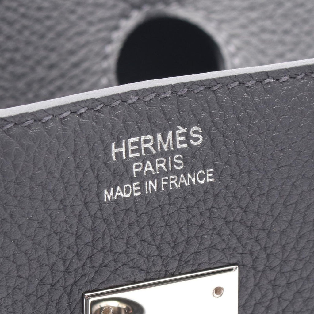 Hermes Handbag Birkin 35 Ardoise Leather — view 4